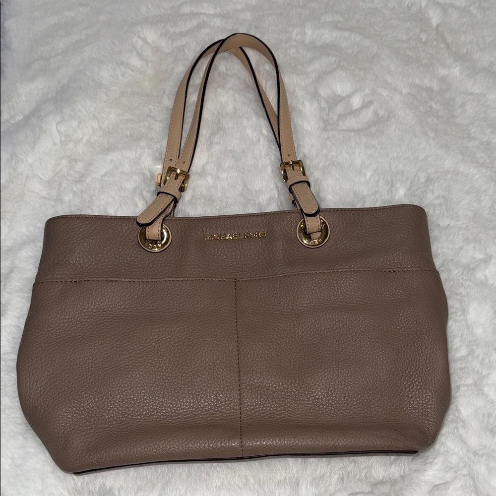 Michael Kors Tan Leather Shoulder Bag
